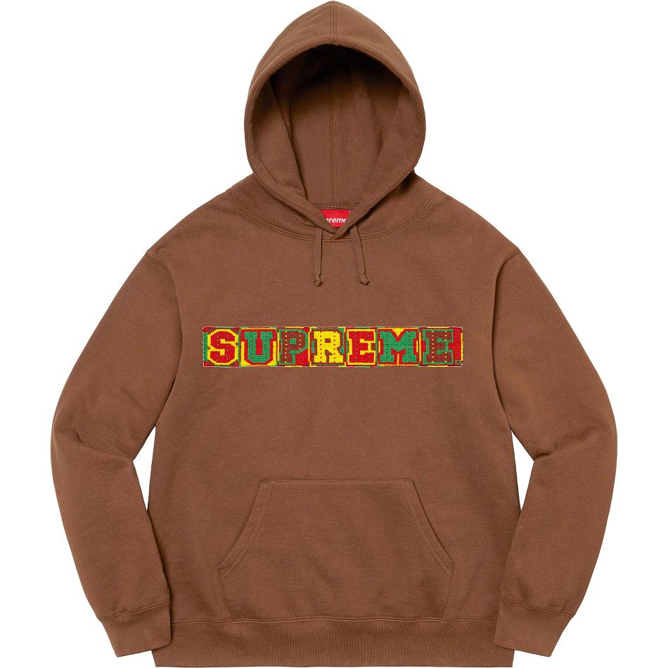 Sudaderas Supreme Beaded Hooded Marrones | Supreme 356YU